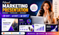 design pitch deck, power point, google slides and marketing presentation