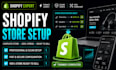 do shopify store setup online store management and shopify expert va