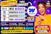 convert wix website wordpress website  squarespace figma to webflow website