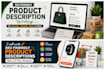 write SEO amazon shopify daraz product descriptions