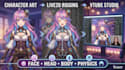 create and rig a custom live2d vtuber model for vtube studio