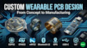do wearable pcb for smartwatch, smart ring and fitness tracker