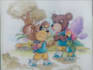 create manually water color illustration