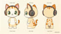 design a custom plush reference sheet for toys and mascots