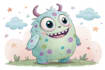 draw cartoon character, monster