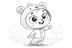 draw cute cartoon character