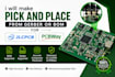 make pick and place from gerber or bom for jicpcb and pcbway