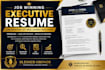 write a job winning executive ats resume