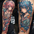 design custom anime tattoo, manga tattoo