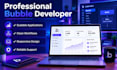 develop a professional bubble io app with workflows, marketplace saas