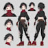 do anime character sheet