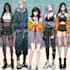 illustrate anime character illustration