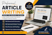 write,publish articles and increase citation