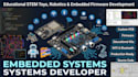 develop education stem toys, robots, electronics, and firmware with esp32 stm32