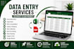 do accurate data entry excel and pdf coversion