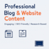 write SEO blog article to rank on google