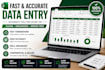 do accurate data entry, copy paste and web research