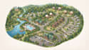 do illustrated campground, campsite,  rv park and glamping maps