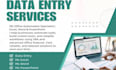 be your data entry and web research expert