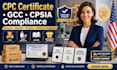 prepare CPC certificate, gcc, cpsia compliance for amazon products