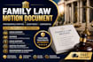 prepare your family law motion, petition, response, and legal court document