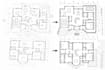 redraw sketch, PDF or blueprint into autocad floor plan