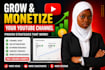 provide a complete youtube channel  monetization
