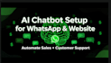 create ai chat bot for website, whatsapp and instagram dm