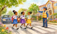 draw black childrens book illustrations with expressive characters