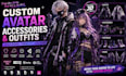 create custom avatar accessories and outfits