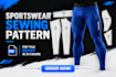 create sportswear sewing patterns with grading for activewear garments