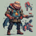 superhero character for comics