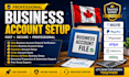 assist with wise business account setup and verification