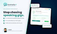 find paid speaking gigs and pitch you to event organizers