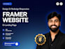 design and develop framer website, figma to framer, framer website