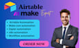do airtable setup, airtable CRM, automation, softr