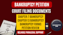 prepare accurate chapter 7 and chapter 13 bankruptcy paperwork