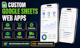 build a mobile web app from your google sheets