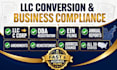 convert llc to corporation, file ein, dba and annual compliance