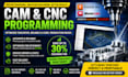 do cam and cnc programming fix cam toolpaths gcode using fusion 360 or mastercam
