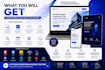 create a custom responsive website using HTML CSS javascript PHP