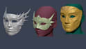 create custom 3d helmet, mask, cosplay prop and stl model for 3d printing