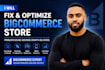 fix, optimize and improve your bigcommerce store performance
