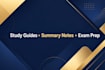write student friendly study guides and concept explaniners