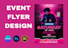 create event flyer, party flyer, club flyer, church promotional flyer design