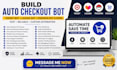build auto checkout bot autobot target bot lazada bot, checkout bot, pokemon bot