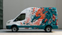 illustrate unique car wrap design, vehicle wrap design
