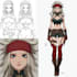 do anime character sheet