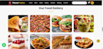 create modern responsive restaurant website design
