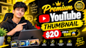 design professional youtube thumbnails and SEO titles